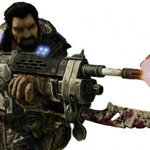 A render of Dom from Gears of War 3.